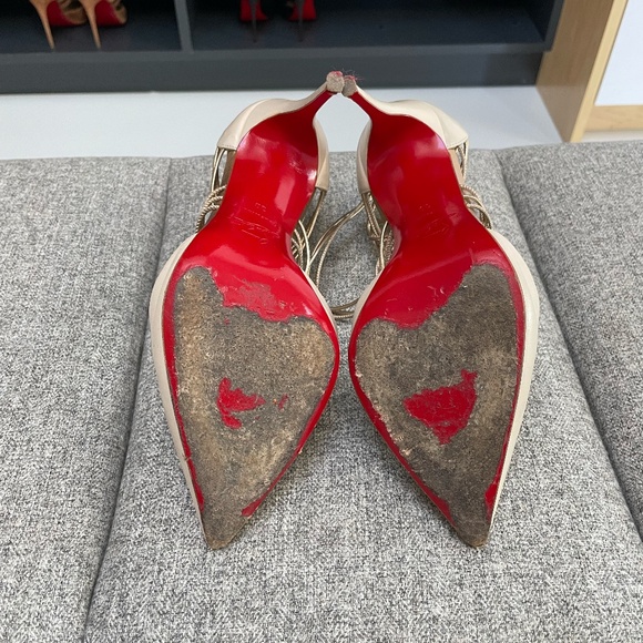 Christian Louboutin Confusa 100, Nude, EU38.5 (fits a US8) - Picture 9 of 9